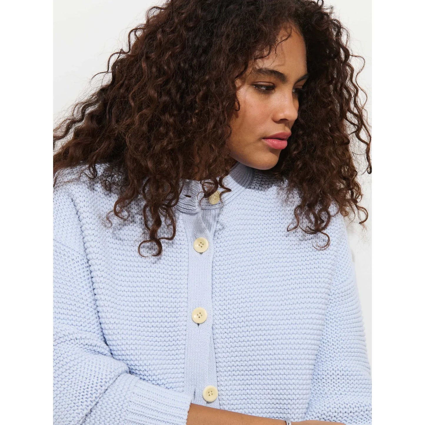 Nico Cardigan in Cotton - Calm Blue - DUNE + SALT