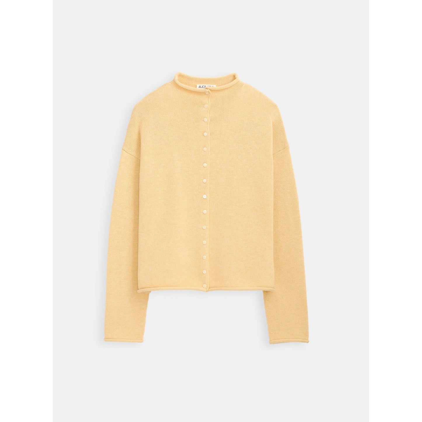 Taylor Cardigan in Cotton Cashmere - Honey Biscuit - DUNE + SALT