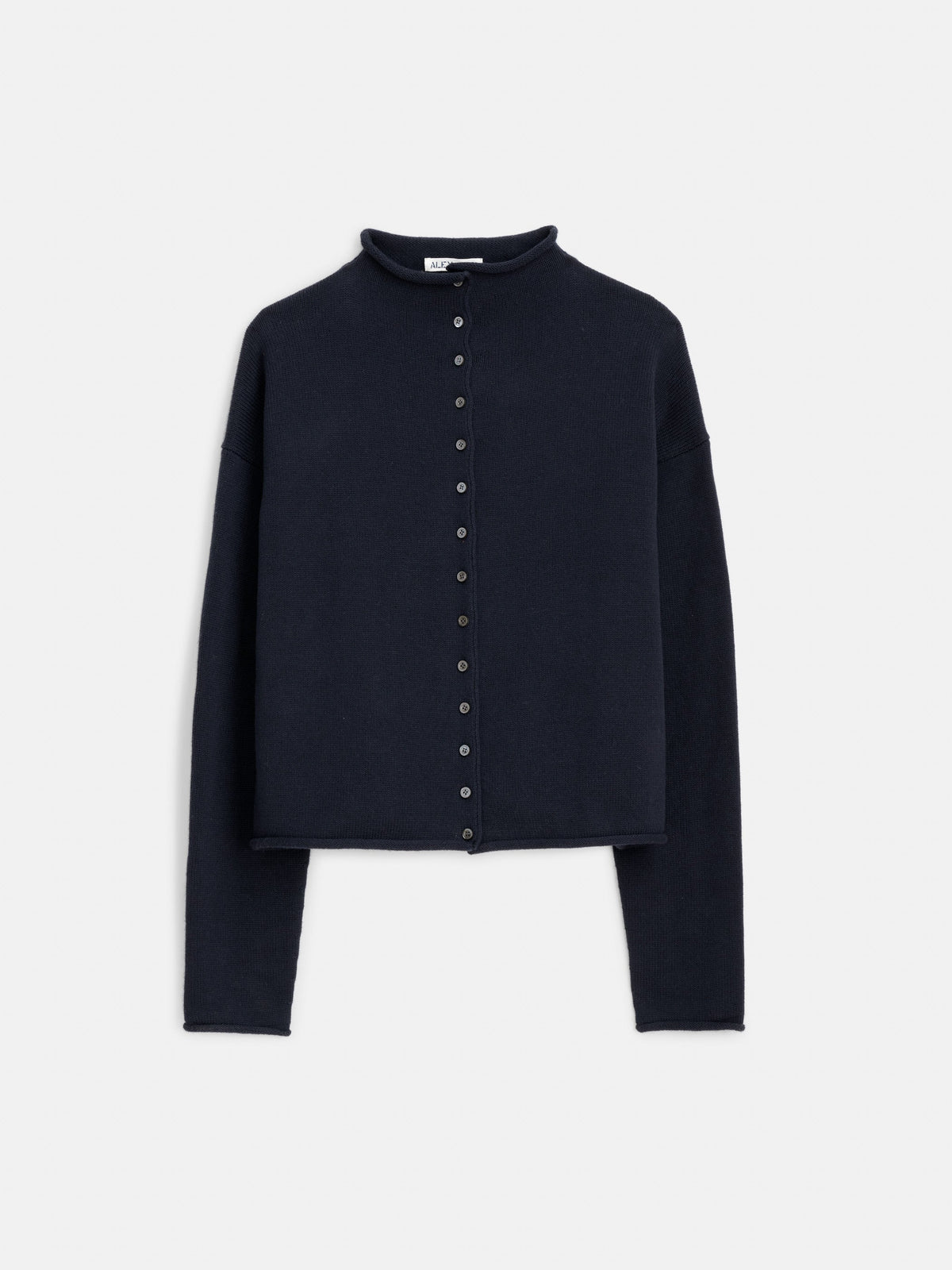 Taylor Cardigan in Cotton Cashmere - Navy