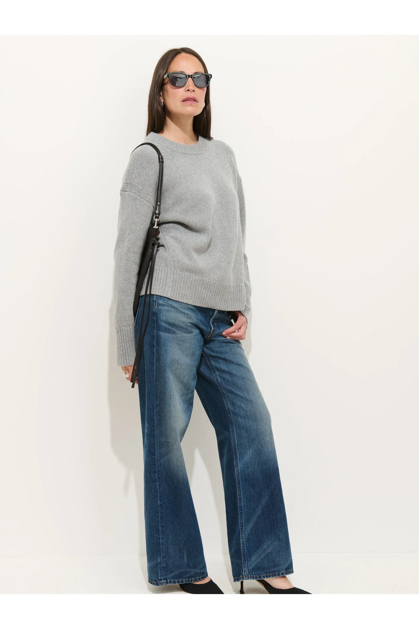 Nottinghill Wool Sweater - Mid Grey - DUNE + SALT
