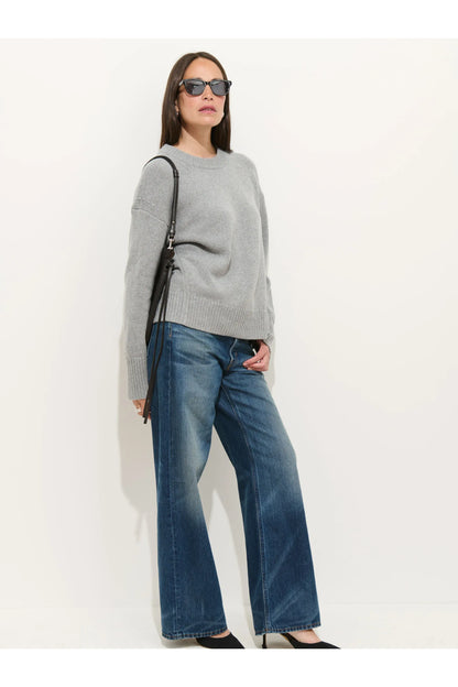 Nottinghill Wool Sweater - Mid Grey - DUNE + SALT