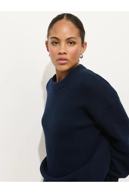 Nottinghill Wool Sweater - Navy - DUNE + SALT