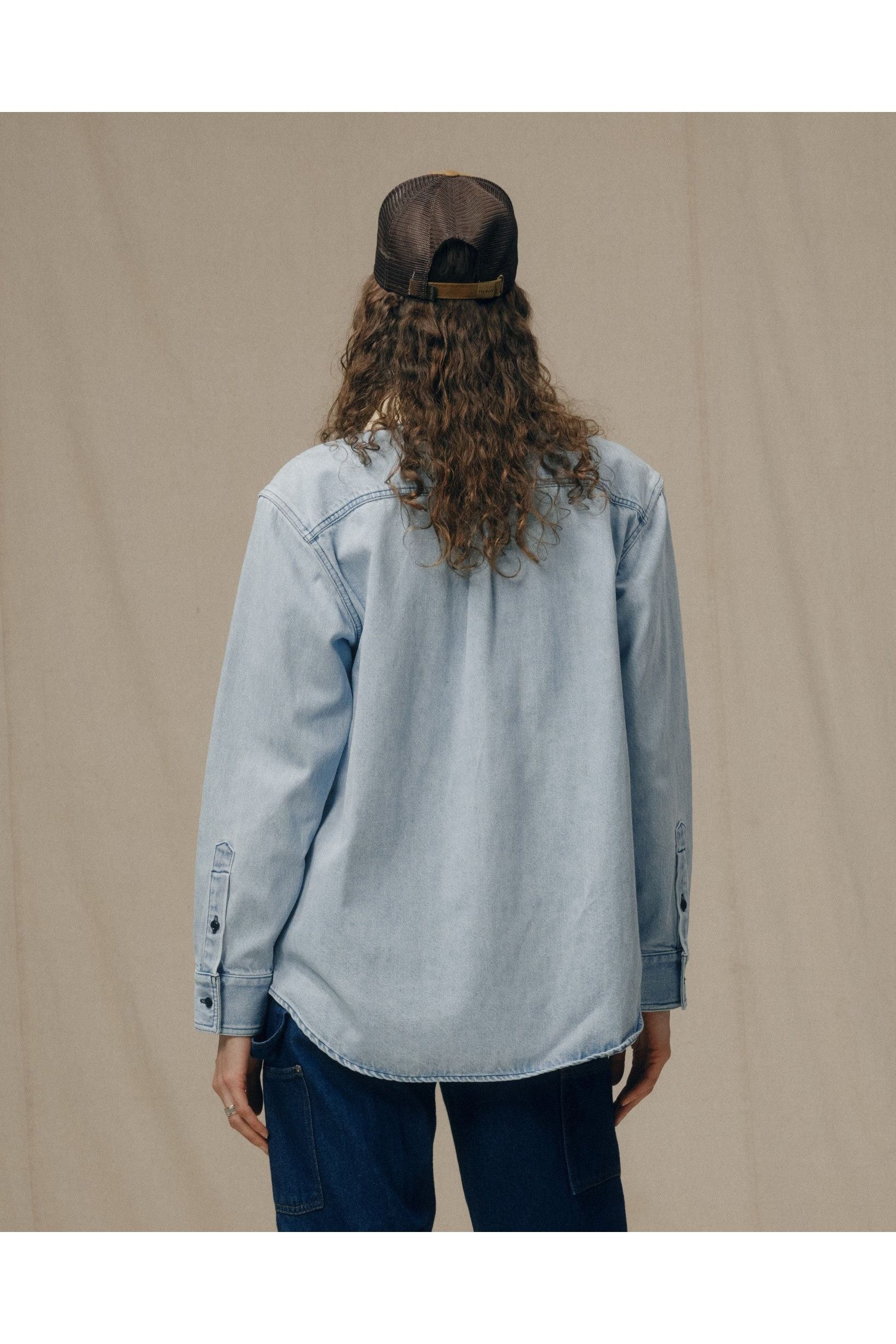 Denim Work Shirt - Light Indigo - DUNE + SALT