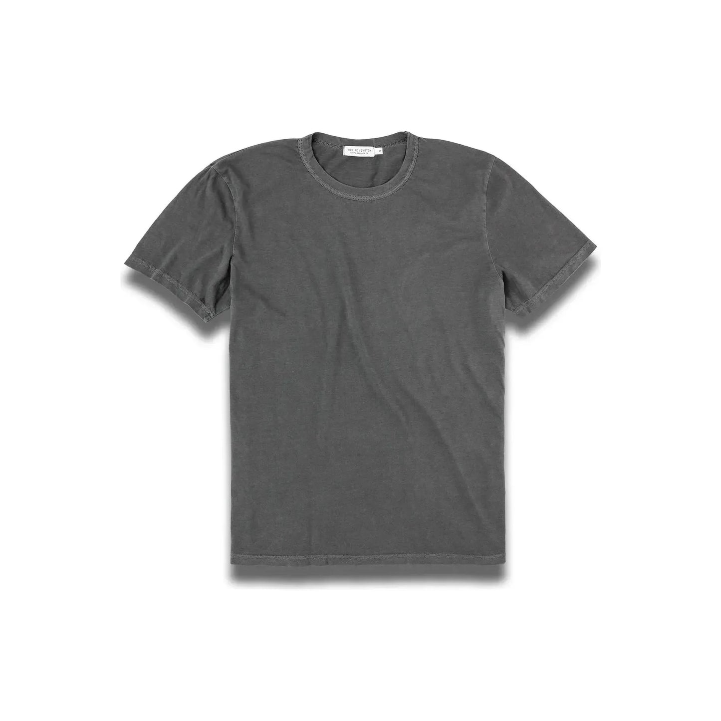 Men's Supima SS Crewneck Tee in Carbon by Ace Rivington, featuring a soft, comfortable fabric and classic crewneck design.