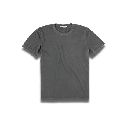 Men's Supima SS Crewneck Tee in Carbon by Ace Rivington, featuring a soft, comfortable fabric and classic crewneck design.
