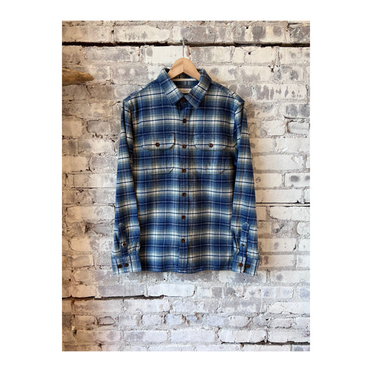 Utility Winter Flannel - Storm Blue - DUNE + SALT