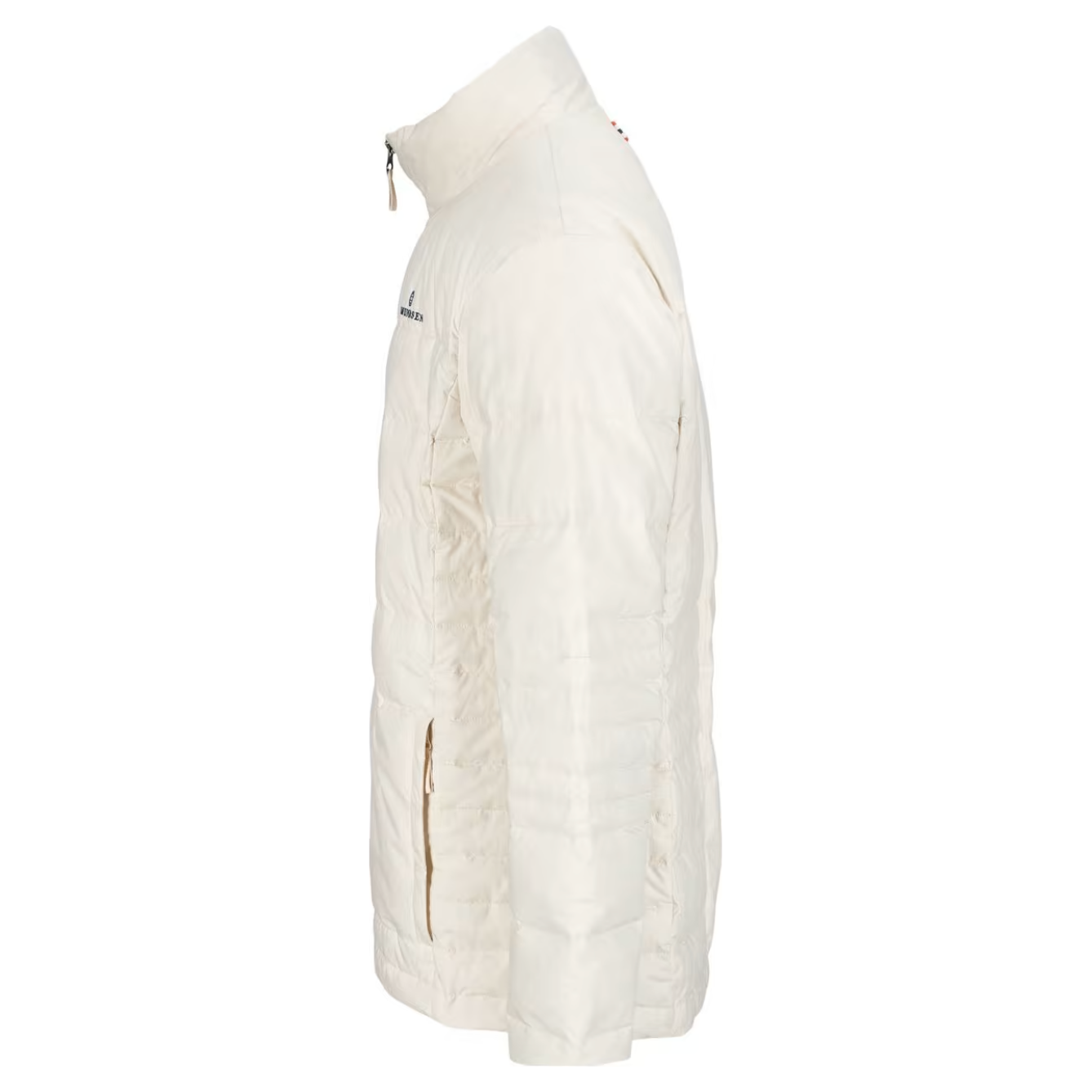 Men's Downtown Cotton Jacket by Amundsen in natural color, featuring a classic design, front pockets, and a tailored fit.