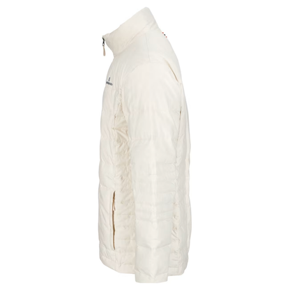 Men's Downtown Cotton Jacket by Amundsen in natural color, featuring a classic design, front pockets, and a tailored fit.