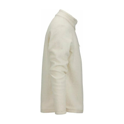 Men's Amundsen Hut Half Zip in oatmeal, made of comfortable fabric, featuring a half-zip collar and casual fit.