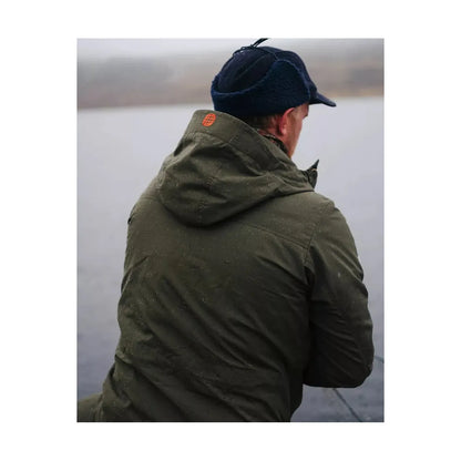 Men's Amundsen Vidda Jacket in camel color, outdoor winter jacket with a durable, insulated design for cold weather.