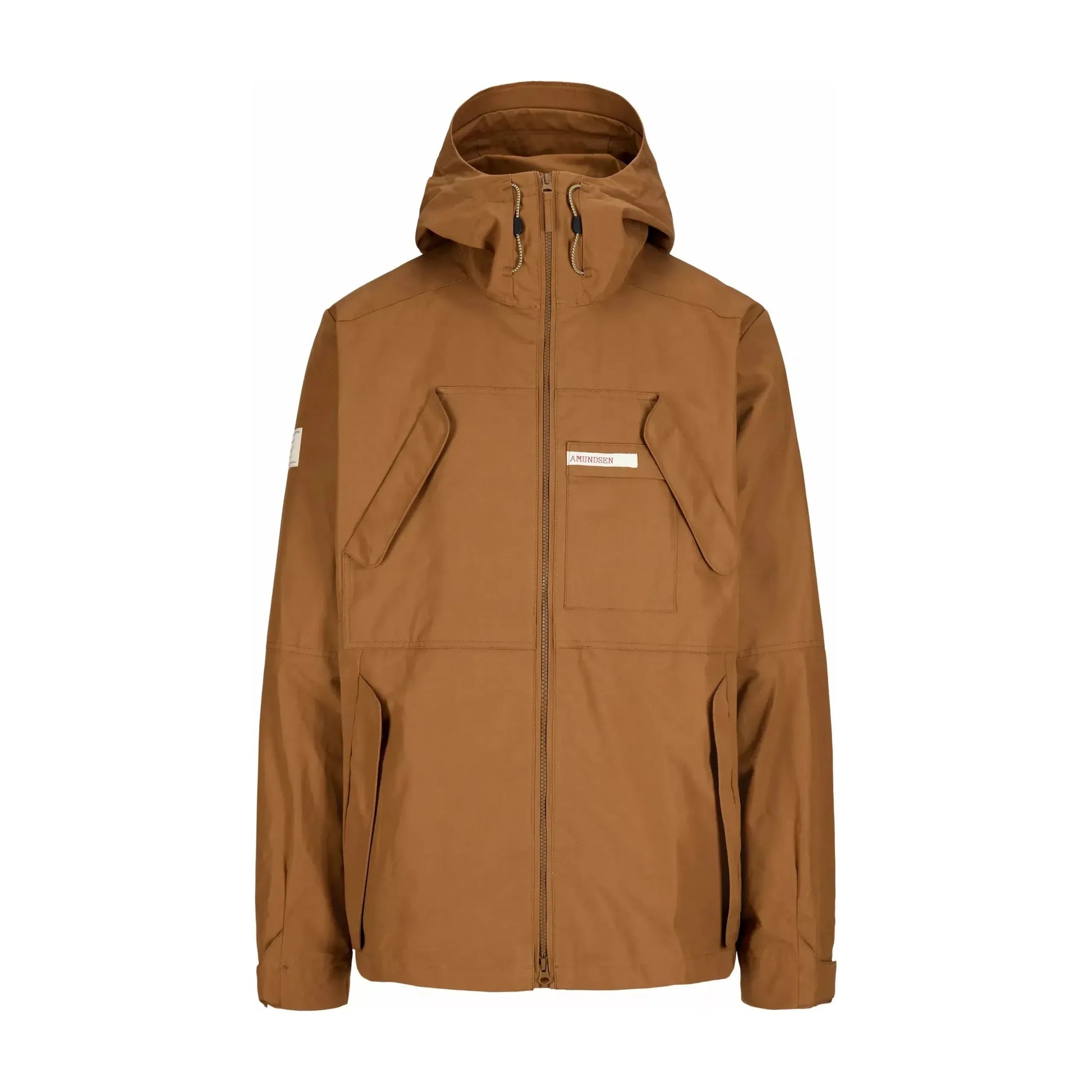Men's Amundsen Vidda Camel Jacket with insulated design and adjustable features, perfect for outdoor adventures.