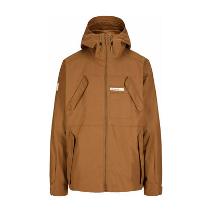 Men's Amundsen Vidda Camel Jacket with insulated design and adjustable features, perfect for outdoor adventures.
