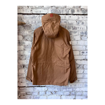 Men's Amundsen Vidda Jacket in camel, lightweight outdoor jacket with a hood, suitable for hiking and casual wear.
