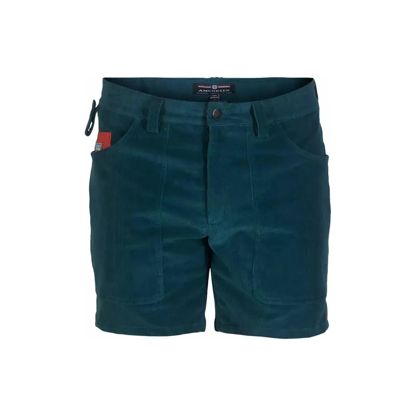 Women's Amundsen Concord Shorts in Elemental Blue and Natural, showcasing their stylish 7-inch length and comfortable fit.