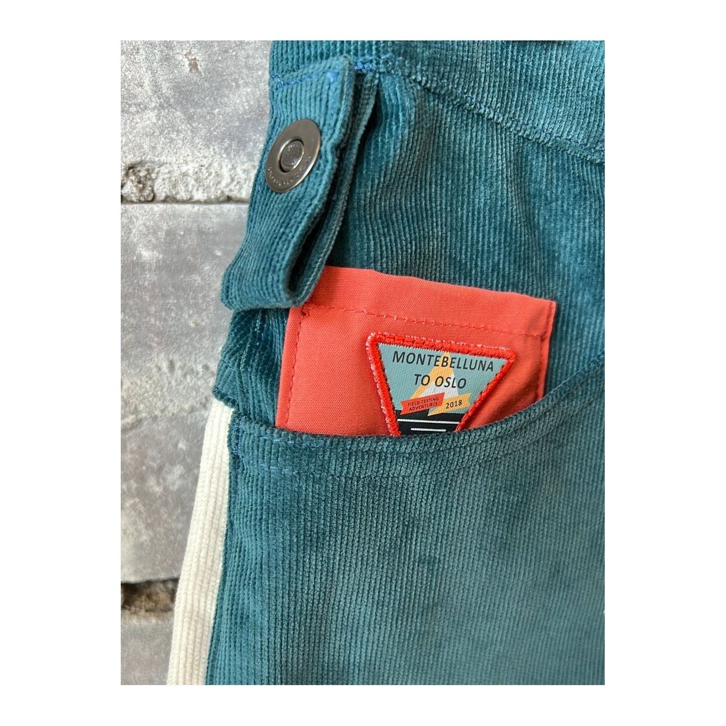 Women's Amundsen Concord Shorts in Elemental Blue and Natural, showing the relaxed fit and lightweight fabric.