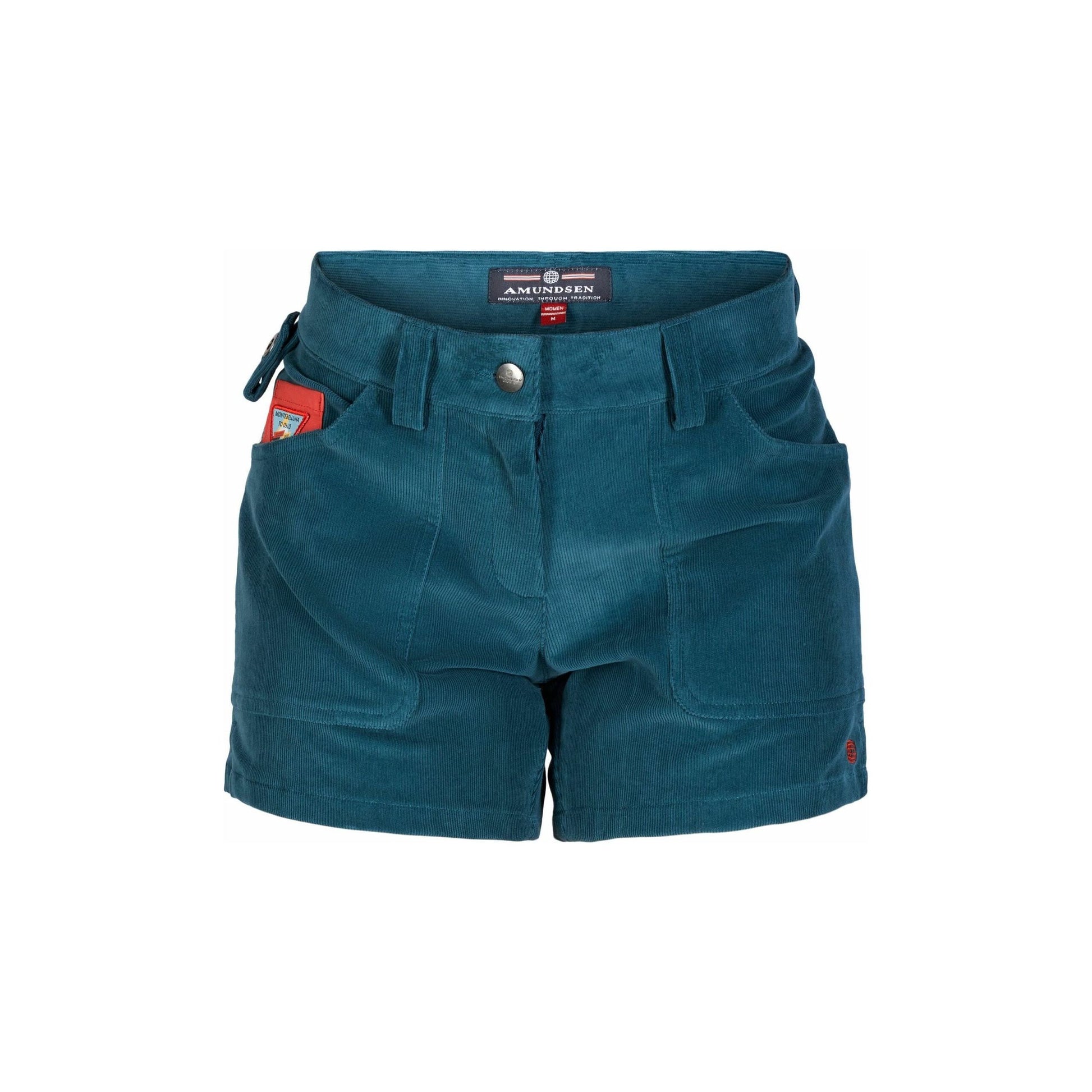 Women's Amundsen Concord Shorts in Elemental Blue and Natural, featuring a comfortable fit and casual style.