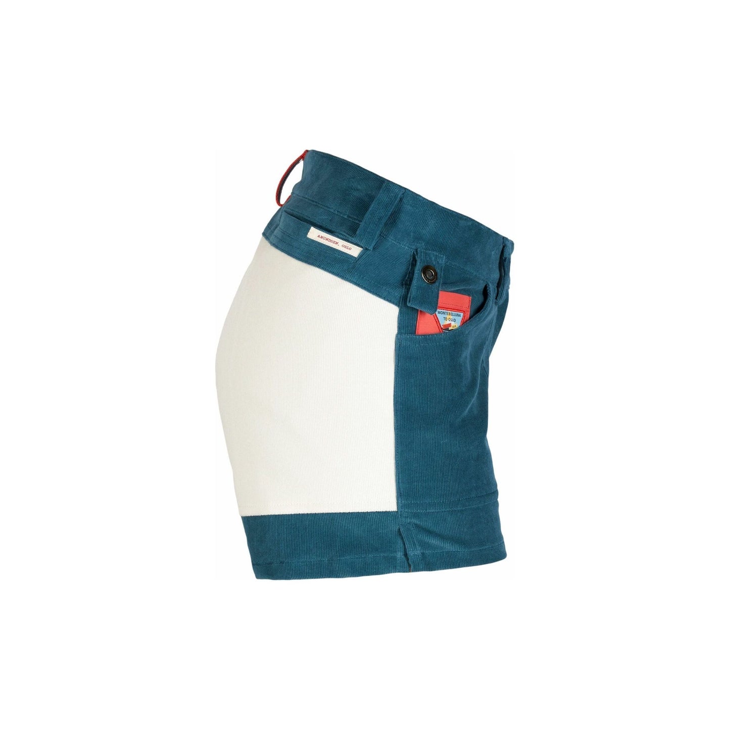 Women's Amundsen Concord Shorts in Elemental Blue and Natural, featuring a comfortable fit and casual style.