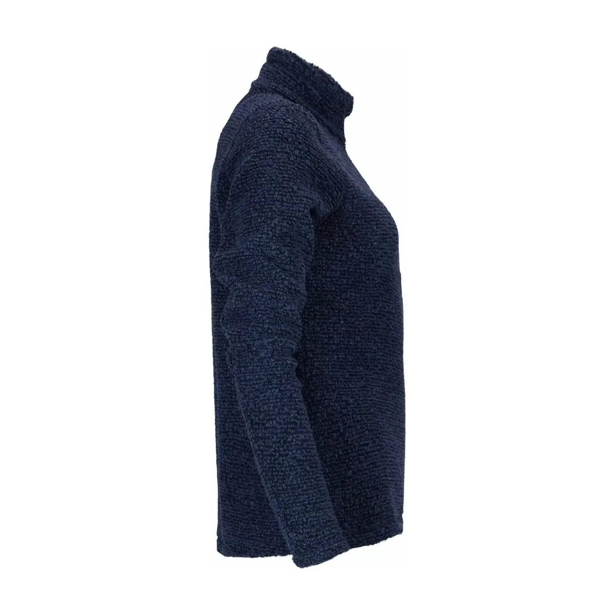 Women's Amundsen Hut Half Zip in faded navy, featuring a half-zip neckline and comfortable fit, ideal for outdoor activities.
