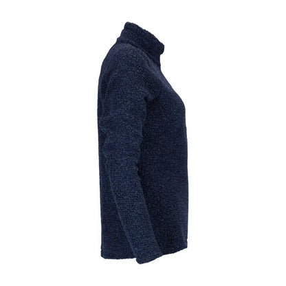 Women's Amundsen Hut Half Zip in faded navy, featuring a half-zip neckline and comfortable fit, ideal for outdoor activities.