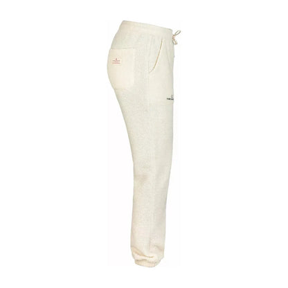 Women’s Oatmeal Hut Pant by Amundsen, cozy relaxed-fit women's pants made from soft fabric, shown in natural oatmeal color.