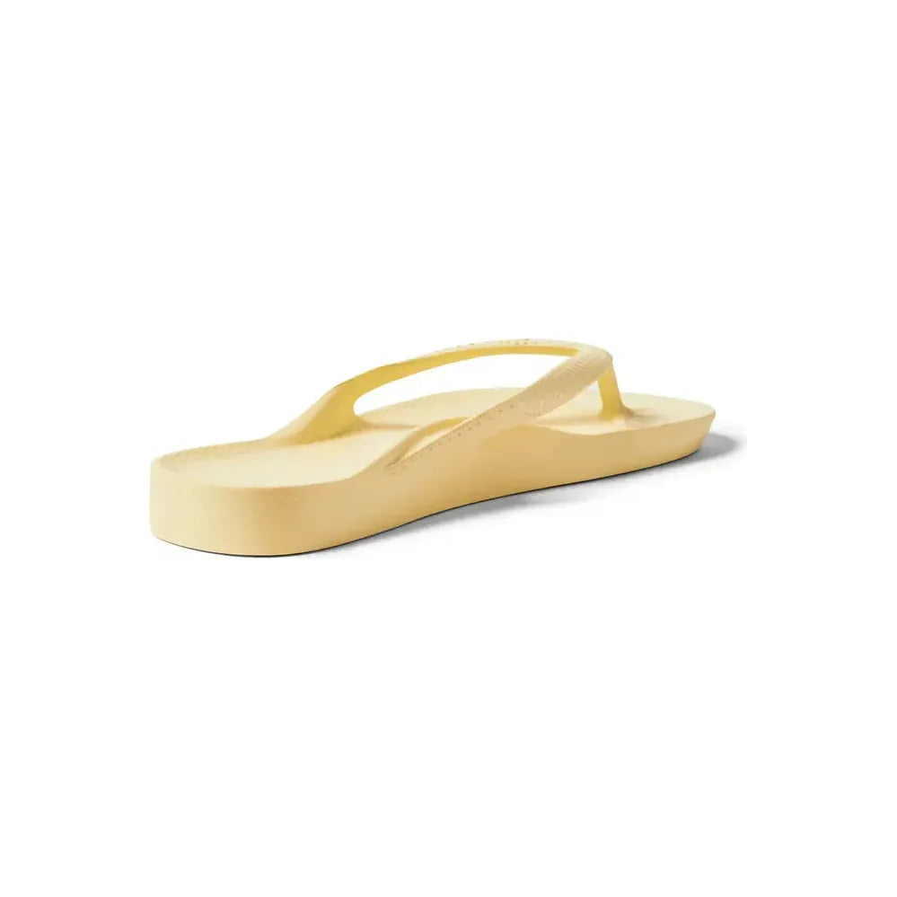 Arch Support Flip Flops - Lemon - DUNE + SALT