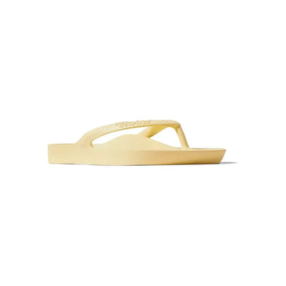 Arch Support Flip Flops - Lemon - DUNE + SALT