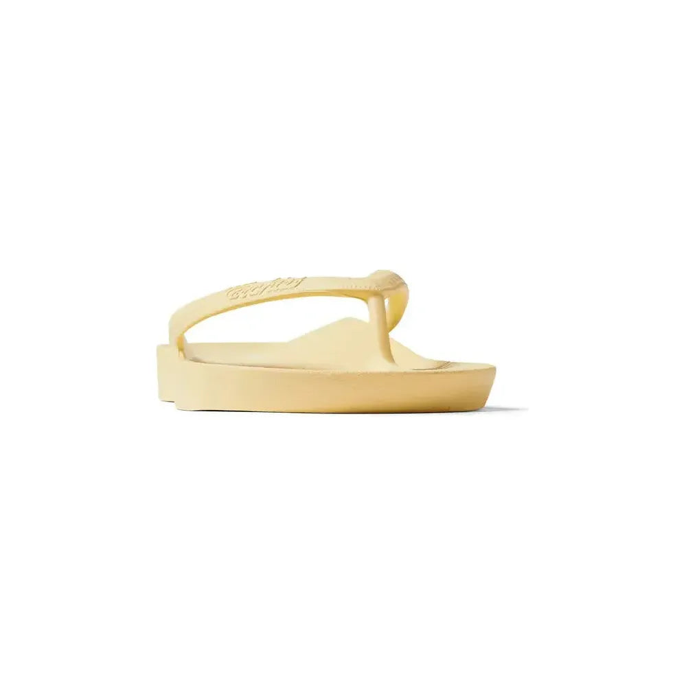 Arch Support Flip Flops - Lemon - DUNE + SALT