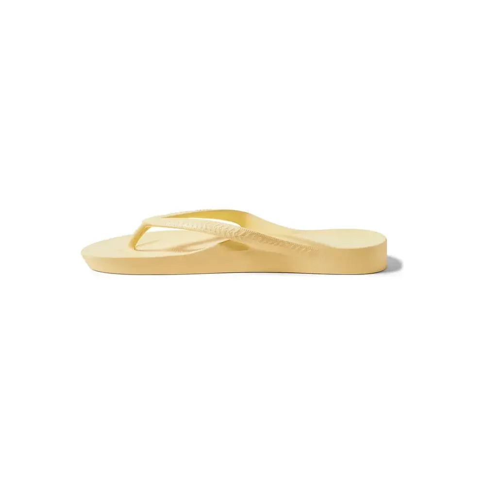 Arch Support Flip Flops - Lemon - DUNE + SALT