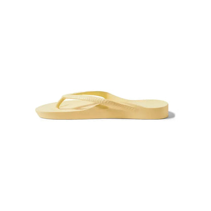Arch Support Flip Flops - Lemon - DUNE + SALT