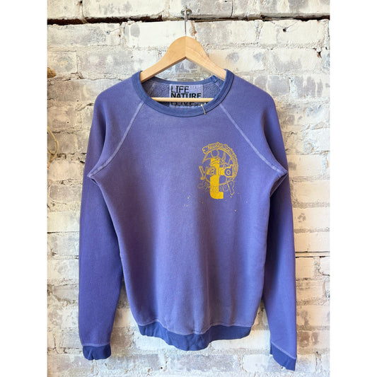 Women's Freecity ARTYARD/SUPERSHOP STAMP SuperYumm Raglan in purplebushes powder with colorful sleeve design