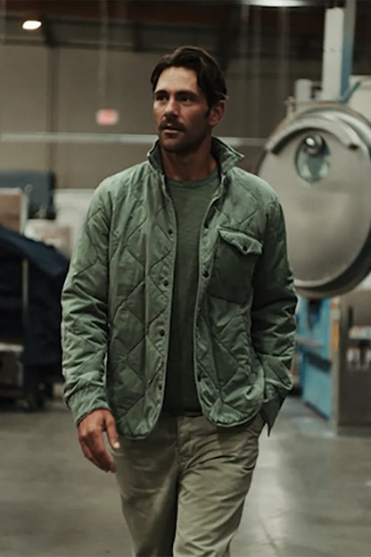 Flight Quilted Shirt Jacket - Surplus - DUNE + SALT
