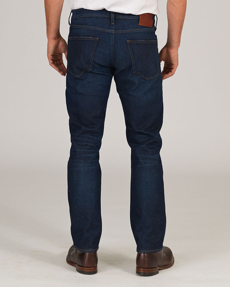 Men's Ace Rivington Brodie Taper Comfort 12oz jeans in Asphalt wash
