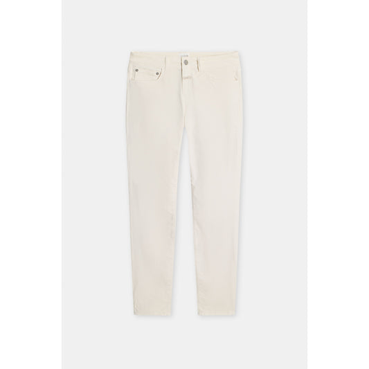 Women's Baker Velvet Pant in Whipped Cream by Closed Women's, featuring soft velvet fabric and a stylish, relaxed fit.