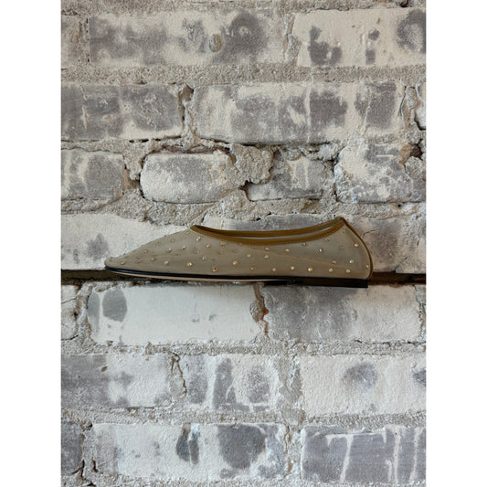 Women's Dear Frances Balla Mesh Crystals in Caramel, showcasing elegant mesh design with sparkling crystal embellishments.