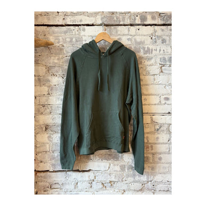 Women's Freecity BASICGOODNESS hoodie in soft tent fabric, featuring a relaxed fit and casual style, shown in a front view.
