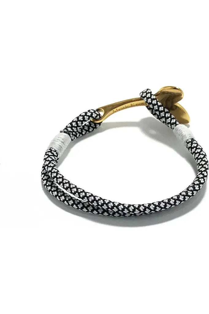 Brass Black Diamond Nautical Whale Tail - DUNE + SALT