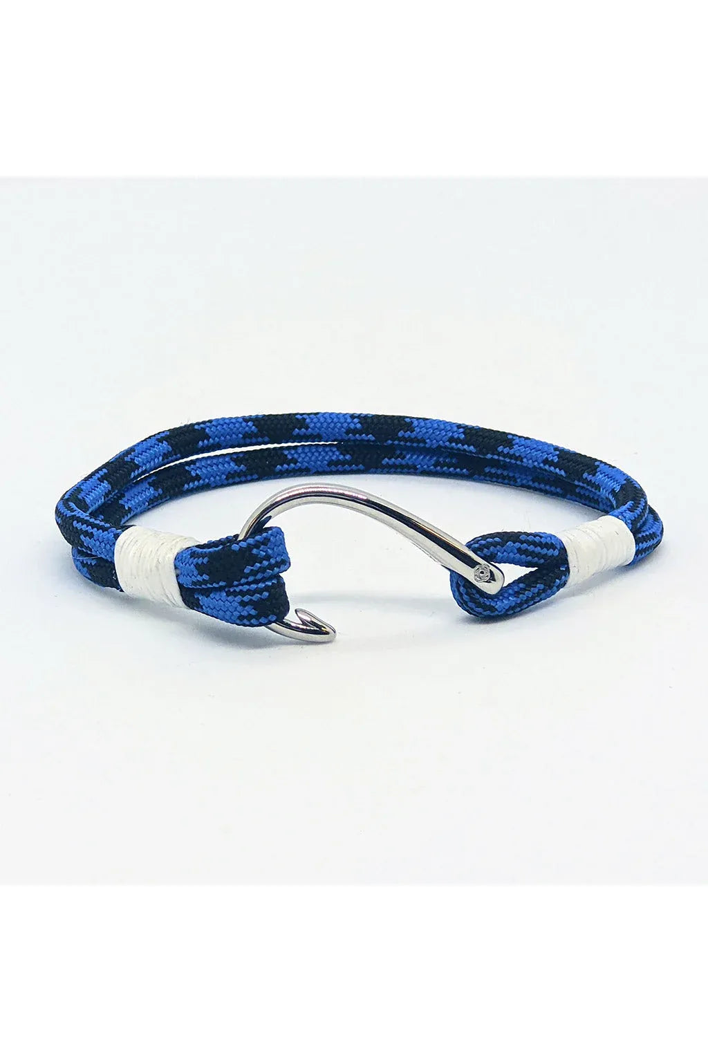 Black/Blue Nautical Fish Hook Bracelet - DUNE + SALT