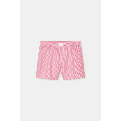 Men's Closed Laser Red boxershorts made from soft fabric, featuring a comfortable waistband and bright laser red color.