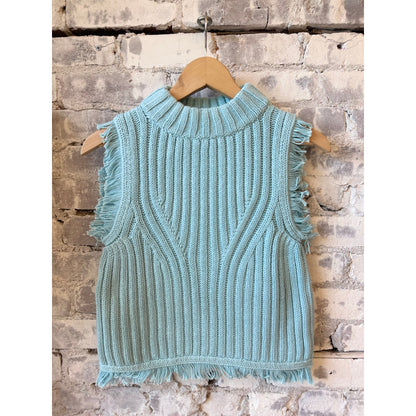 Women's Skye Blue Bria Tank top by ELEVEN SIX featuring a fitted sleeveless design and soft fabric.