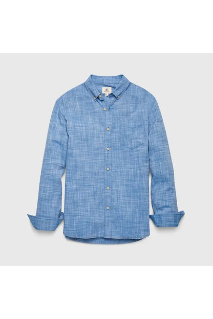 Brian Slub Shirt - Strong Blue - DUNE + SALT