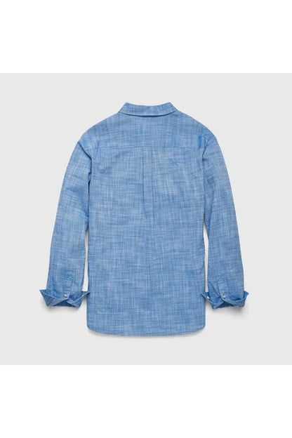 Brian Slub Shirt - Strong Blue - DUNE + SALT