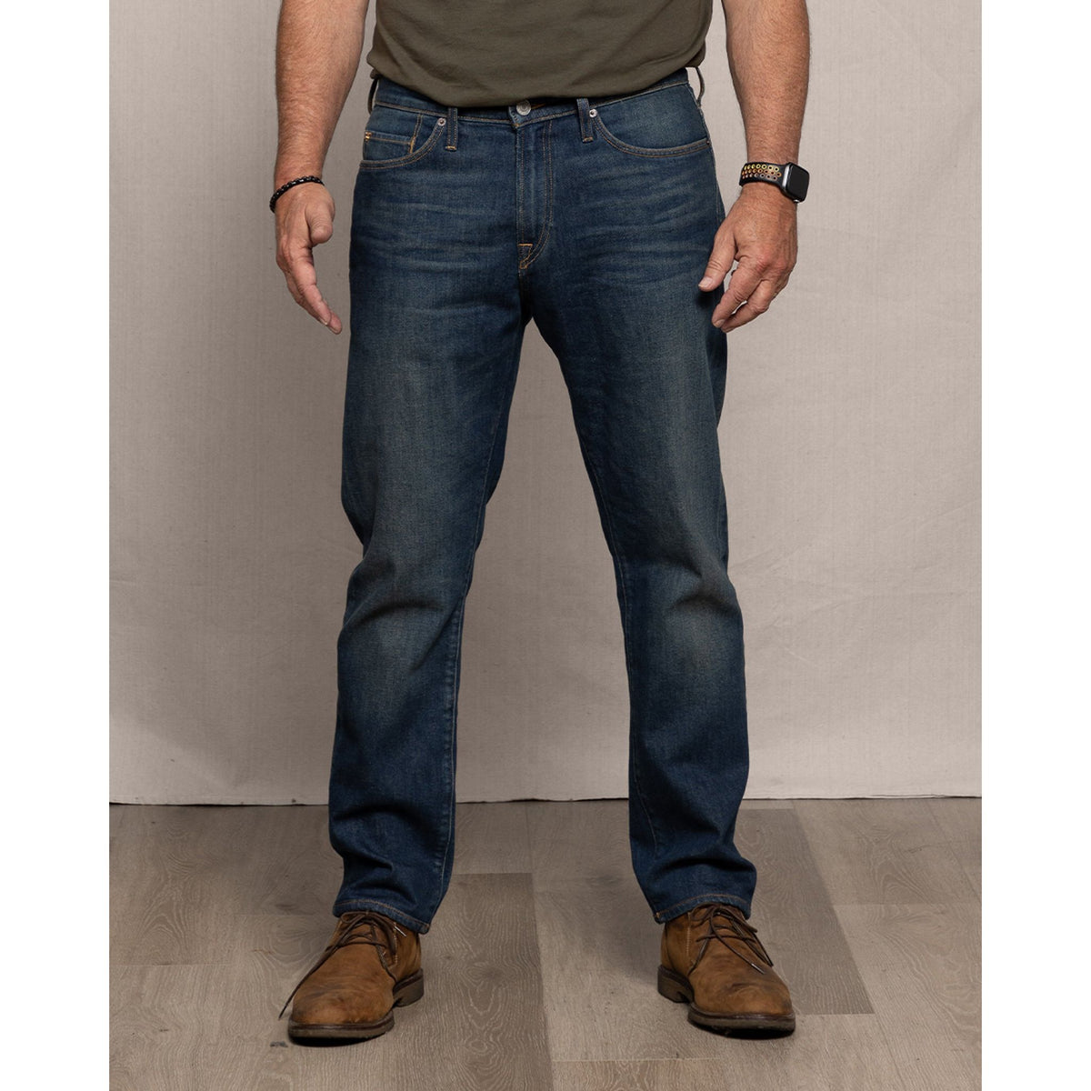 Men's Ace Rivington Brodie Taper Comfort 12oz jeans in Dirty Classic wash