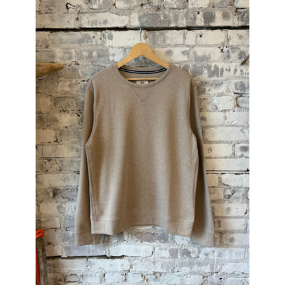 Surfside Supply Butch Cashmist Crewneck - Camel Heather Rosy Brown