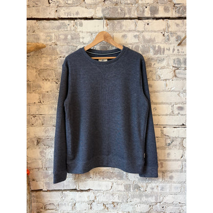 Surfside Supply Butch Cashmist Crewneck - Navy Heather Dark Slate Gray