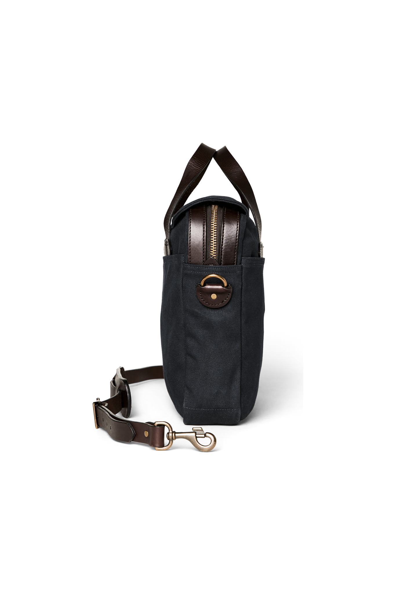 Rugged Twill Original Briefcase - Navy - DUNE + SALT