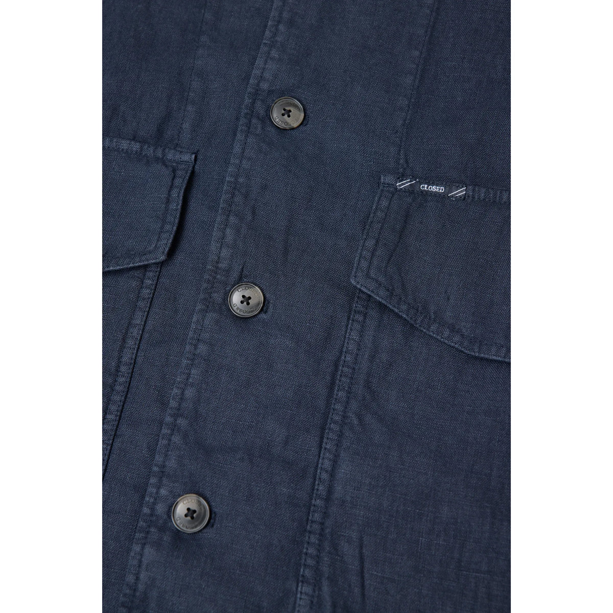 Closed Men's cargo jacket in Magma Black with multiple pockets and durable fabric, perfect for casual and outdoor wear.