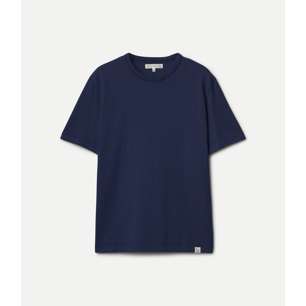 Merz B. Schwanen Classic Cotton Jersey T-Shirt - Washed Ink Dark Slate Gray