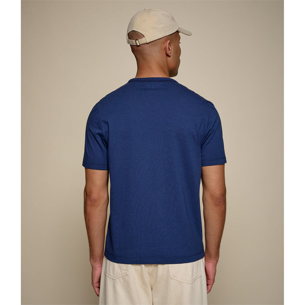 Merz B. Schwanen Classic Cotton Jersey T-Shirt - Washed Ink Dark Gray