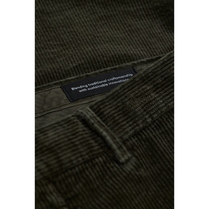 Closed Men's Clifton True Corduroy Pants - Dark Olive Green Black
