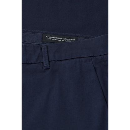 Men's Clifton True Slim Pant in Dark Night by Closed Men's, showing the sleek dark navy fabric and tailored fit.